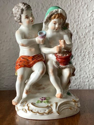 Meissen porzellan figur gruppe - meissen,