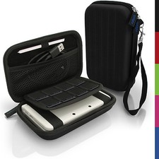 Schwarz Hart Tasche Schutzhülle fur Nintendo 3DS XL 3DSXL 2DS XL 2DSXL Etui Case