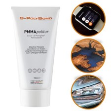 S-Polybond®  Politur, Polierpaste Acrylglas und Plexiglas®, Schweinwerfer| 150ml