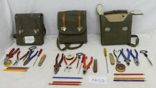 Diverse Fernmeldetasche mit Werkzeug Tasche Zange Bohrer ex BW Bundeswehr (FMT)