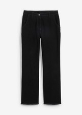 Weite Twill-Hose mit offener