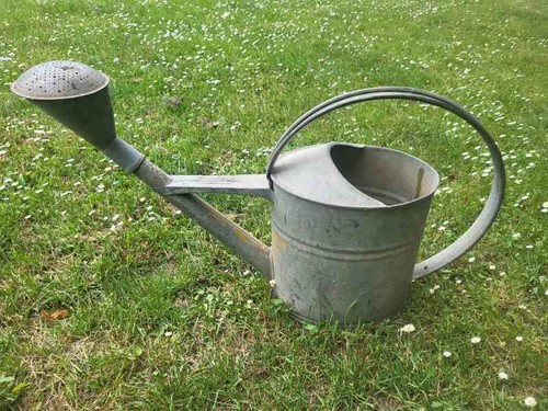 Alte zinkgießkanne liter - alte, zinkgießkanne,