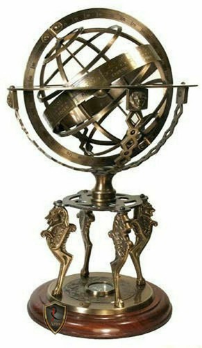 Messing armillar kugel vintage - messing,