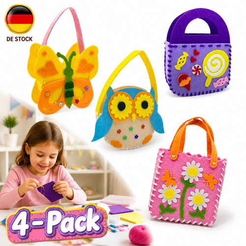 Filz bastelset 4er set diy - bastelset, 4er-set
