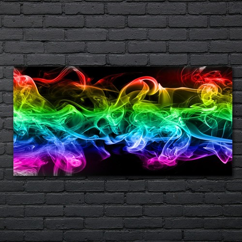 Abstrakte kunst bunt 140x70 - kunst,