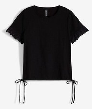 Shirt mit Spitzeneinsatz Gr