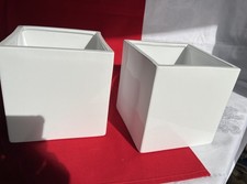Topf Übertopf Keramik weiss
