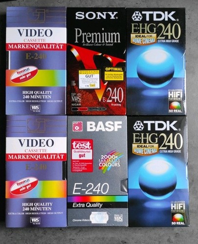Videokassetten leerkassetten - videokassetten,