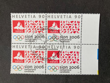Schweiz 1998 4er-Block Werbung