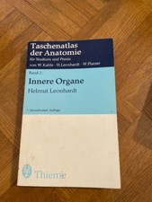 Thieme Taschenatlas Anatomie Innere Organe Band 2 von Helmut Leonhardt Medizin