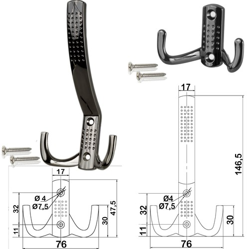 Kleiderhaken wandhaken - kleiderhaken,
