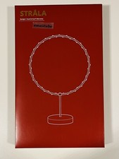 IKEA Strala Leuchte ringförmig weiß 34 cm  Fensterleuchte 505.028.29 NEU OVP