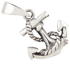 Anker kleiner Anhänger Silber