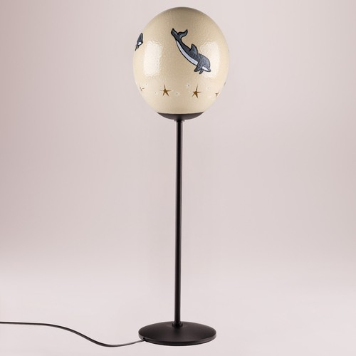 Tischlampe straußenei - tischlampe,