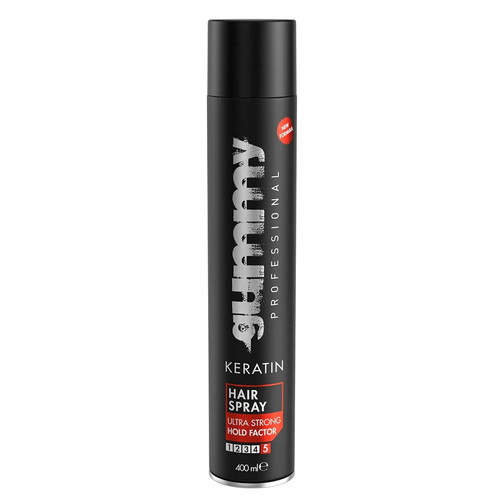 Gummy keratin hair spray - spray, ultra