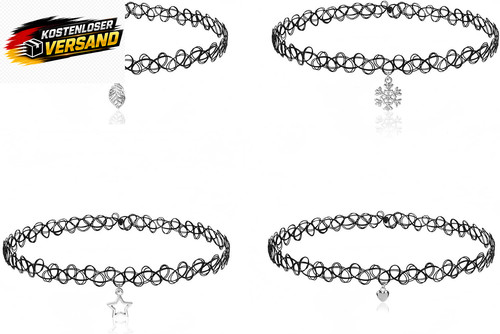 Schwarze choker sets - sets, damen