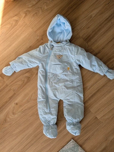 Steiff schneeanzug eisblau - schneeanzug,