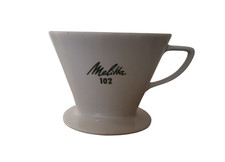 Melitta 102 Kaffeefilter Porzellan 3-Loch Filter Schnellfilter grün