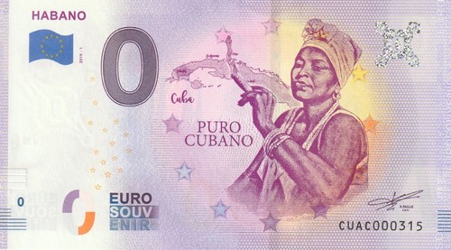 Null euro schein souvenir - 0,