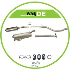 Auspuffanlage Auspuff PEUGEOT 206 CC 1.6 CABRIO Hosenrohr ENDTOPF SPORT