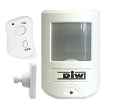 Drahtlose Alarmanlage PIR mit lauter Sirene DAL-BM20 Haus Büro Garage Ferienhaus