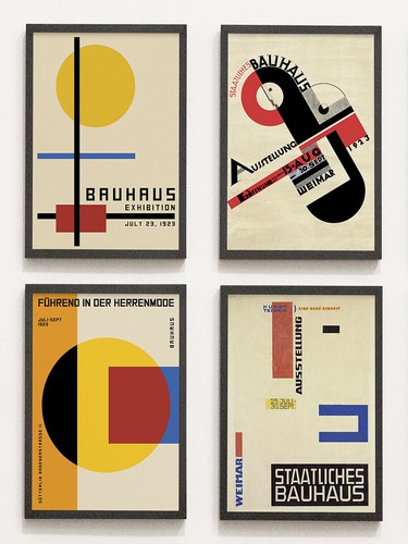 Set poster bauhaus - 2:,