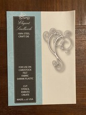 Memory Box Die Stanzform Elegant Scrollwerk