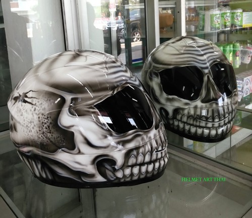 Custom airbrush motorradhelm - airbrush,