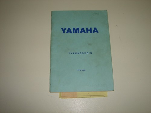 Yamaha fzr1000 rahmen - yamaha,