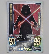 Topps Force Attax Clone Wars Serie 4 - DARTH SIDIOUS Force Meister - 233