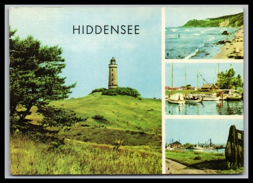 Ansichtskarte insel hiddensee - insel,
