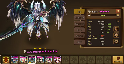 Summoners war account ld5 - 6,