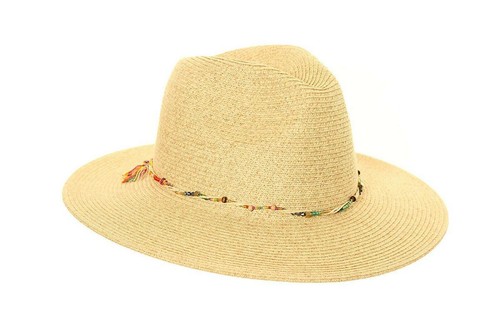 Fedora sommerhut jasmin natur - sommerhut,