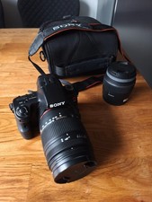 Sony Alpha SLT-A37K 16.2 mit 18-55mm Objektiv und Sigma Reiseobjektiv 18-250mm