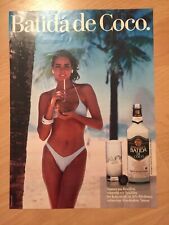 ORIG REKLAME WERBUNG 1987  BATIDA DE COCO  Kokosdrink