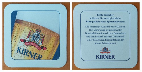Bierdeckel kirner brauerei - 1,
