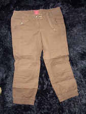 Street One  Hose "Greta" Damen Capri Gr. 38 Braun Neu