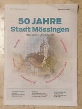 Zeitung Zeitschrift 50 Jahre Stadt Mössingen, 1250 Bergrutsch Vogelschutzzentrum