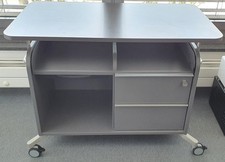 Rollcontainer mit Schubladen und Ablagefläche Modell bene caddy2 grau 100*60*60