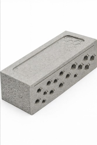 Ziegel bienen grau - 4,