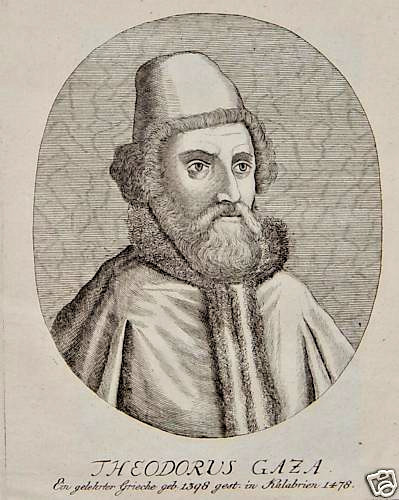 Theodorus gaza thessaloniki - theodorus,