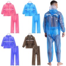 Unisex Kapuze Reiten Jacke Wandern Regenmantel Camping Mit Hosen Angeln Outdoor