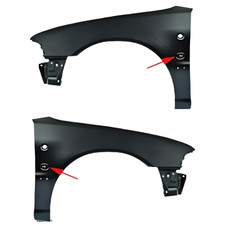 2x Kotflügel verzinkt vorne links rechts für Audi A4 B5 8D2 1994-1996 grundiert