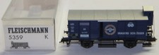 Fleischmann H0 5359 K zweiachsiger Bierwagen DB "Schlösser Brauerei" KKK in OVP