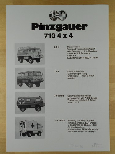 Steyr puch pinzgauer 710 - puch, 4x4
