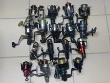 15 Angelrollen und 18 Spulen