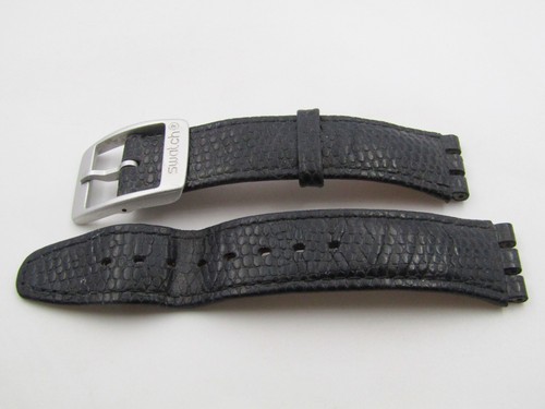 Swatch irony lederarmband - swatch,
