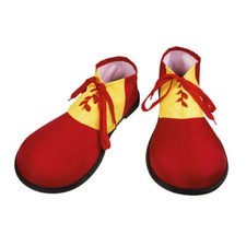 Schuhe ,Clown, rot-gelb