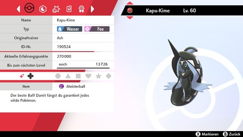 Shiny kapu kime 6iv lvl - lvl, 100