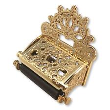 Toilettenpapierhalter WC Papierhalter Messing mit Deckel Retro Vintage rostfrei